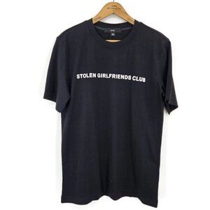 New Stolen Girlfriends Club TShirt Unisex XS Black Short Sleeve Cotton Men Women